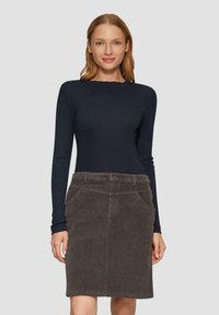 s.Oliver MIT MUSCHELKANTE - Longsleeve - navy