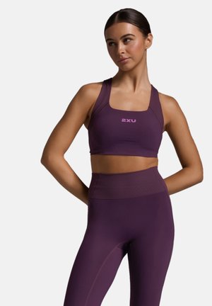 Medium support sports bra - port hyper violet