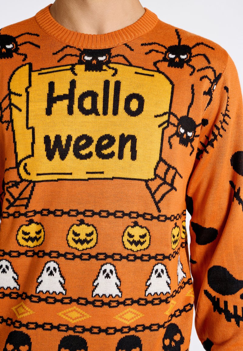 PDYLZWZY Vestito per Halloween per bambini, ragazza, ragazzo, zucca, fantasma, maniche lunghe, girocollo, felpa con cappuccio e pantaloni, set carino per autunno e inverno, Nero , 4- 5 anni