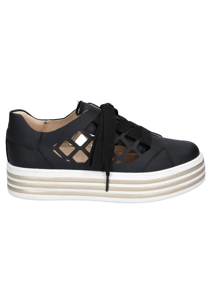 Damen Halbschuhe | Gerry Weber NOVARA Sportlicher Schnürer schwarz - YG99637 Damen Halbschuhe | Gerry Weber NOVARA Sportlicher Schnürer schwarz - YG99637
