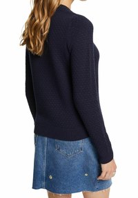Esprit Stickad tröja - dark blue