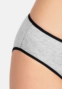 Vivisence 3-PACK - Slip - black elastic grey graphite grey