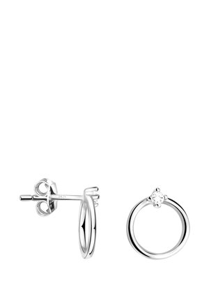 STECKER CIRCLE - Earrings - silver coloured