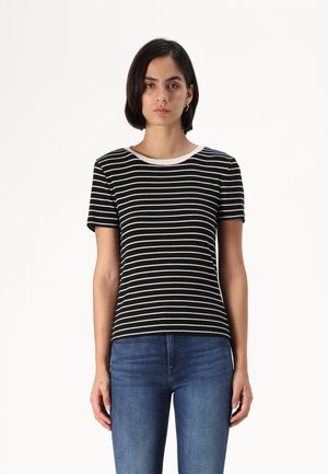 Gap Tall TEE  - T-paita - black/white
