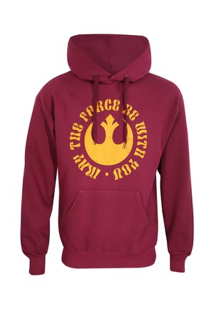 Henry Tiger STAR WARS MAY THE FORCE BE WITH YOU - Mikina s kapucí - burgundy