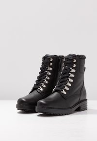 Zign Bottines à lacets - black
