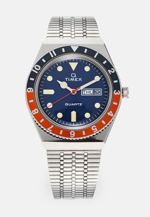 Q DIVER UNISEX - Orologio - silver-coloured/blue/orange