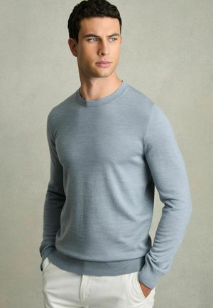 REGULAR FIT - WESSEX CREW-NECK - Jumper - soft blue melange