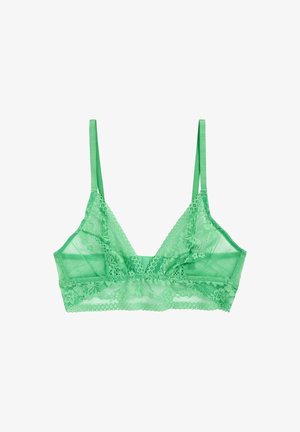 NON PAD NON WIRE - Triangle bra - green