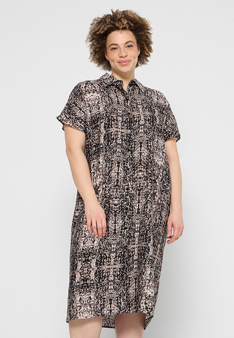 ONLY Carmakoma Blousejurk meerkleurig