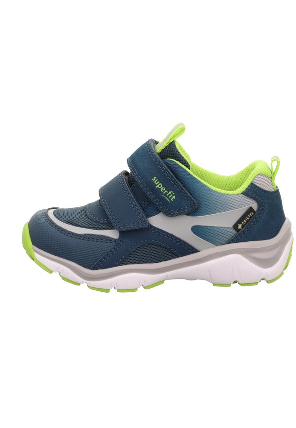 Lauflernschuh - blau hellgrün