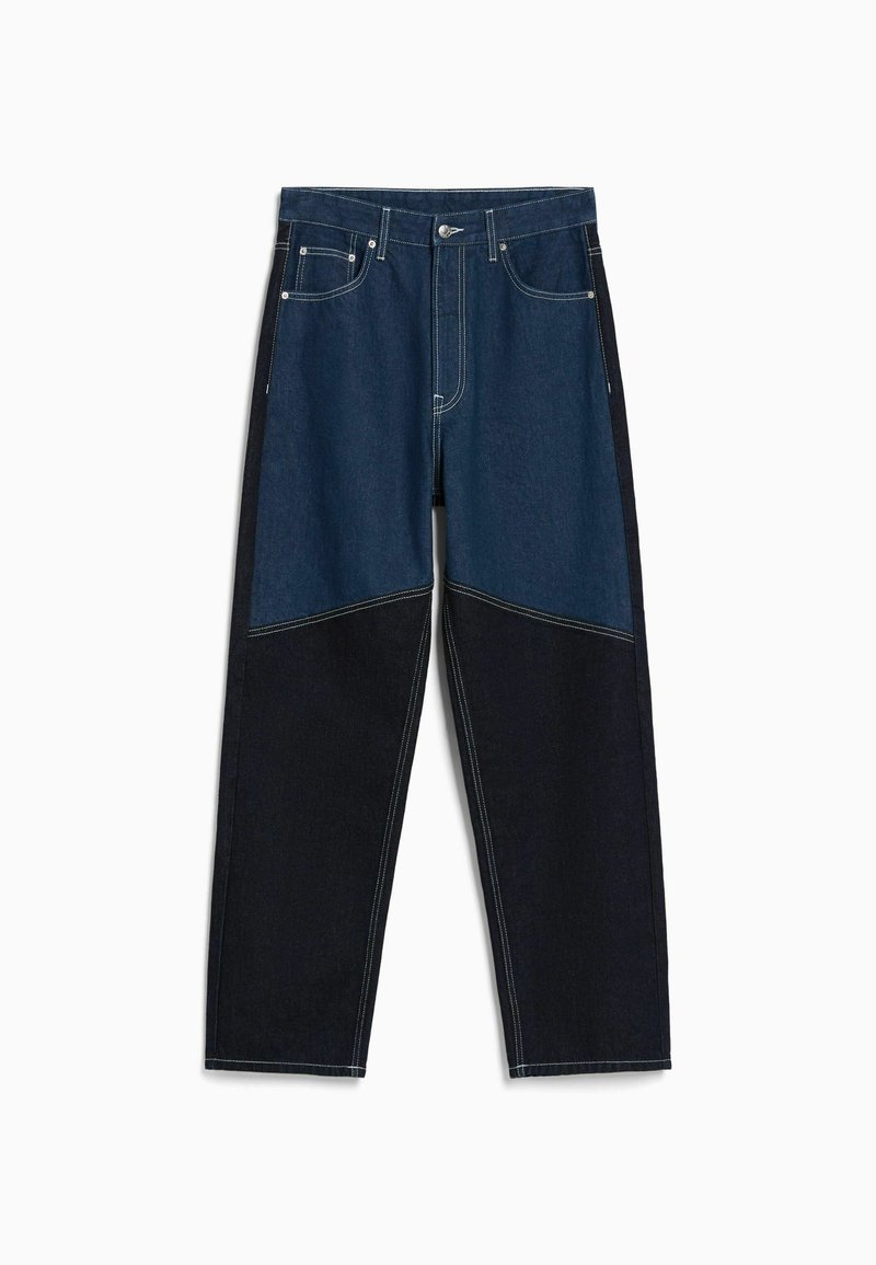 Bershka Straight leg jeans donkerblauw Bershka Straight leg jeans donkerblauw