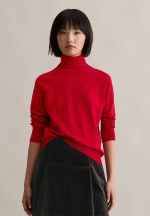 LONGSLEEVE TURTLENECK - Jumper - red mulberry