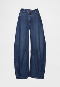 GAP HORSESHOE HUTTON CROSSOVER  - Brīva piegriezuma džinsi - dark wash