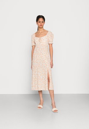 MARIAH UP MIDI DRESS - Jurk - peach montebello