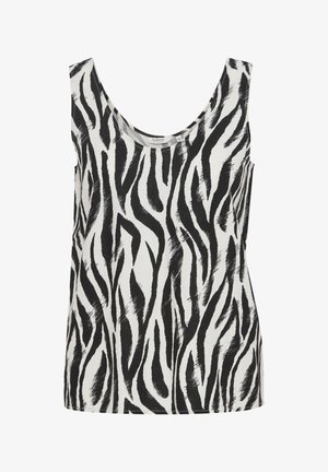 b.young, BYFALAKKA - Bluse - black animal mix