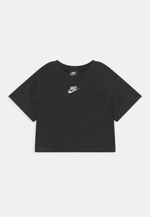 WASHED - T-shirt z nadrukiem - black