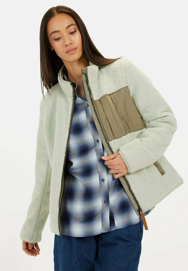 Fleecejacke - eucalyptus