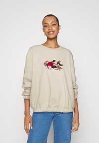 Kaotiko UNISEX DUCKS - Mikina - stone