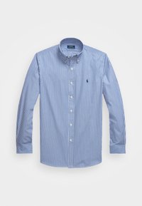 Não selecionado, blue/white