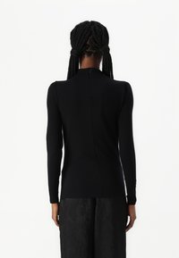 Selected Femme SLFMANJA DRAPEY - Longsleeve - black