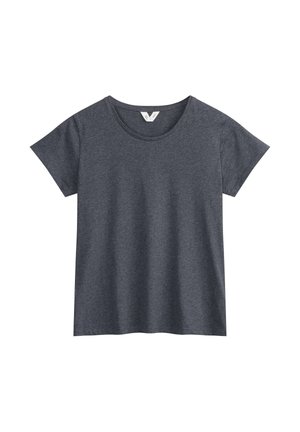 MELA, DAMEN T-SHIRT LANISHA - T-shirt basic - anthrazit melange