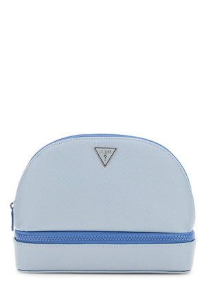 IN SAFFIAN-OPTIK MIT LOGO - Kosmetiktasker - himmelblau