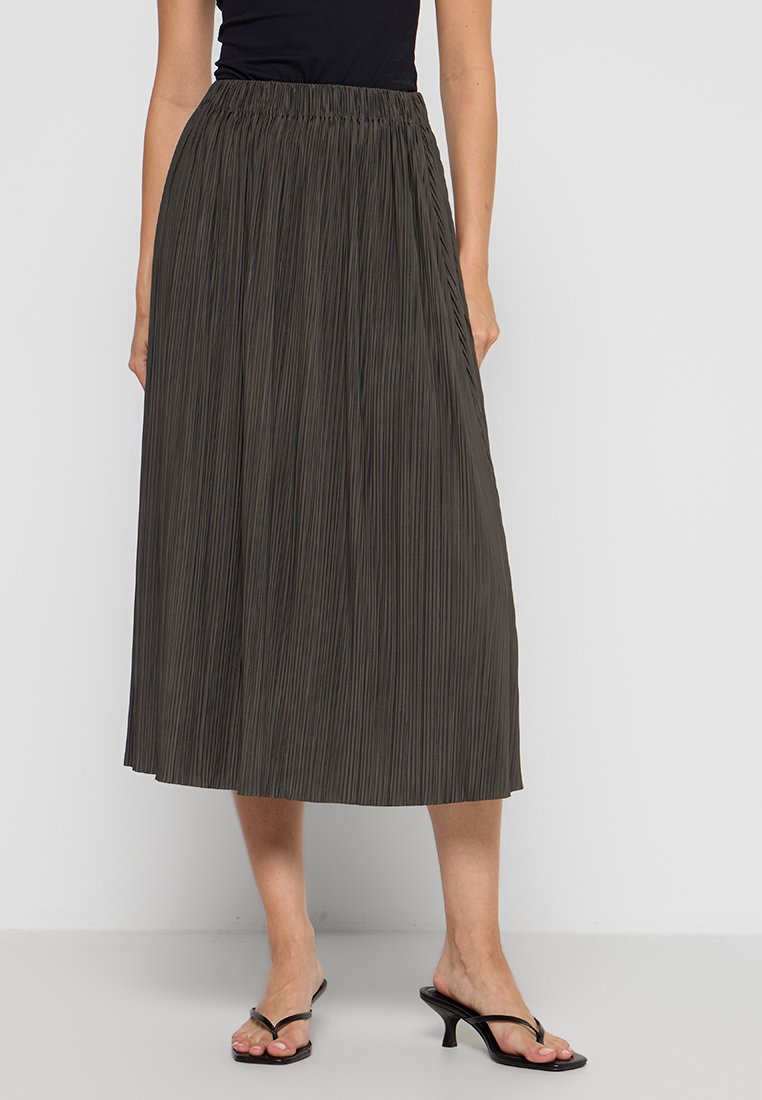 Samsøe Samsøe A-lijn rok donkergrijs