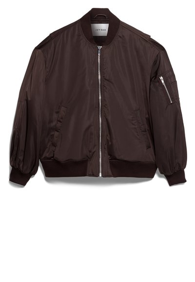 IVY OAK JANE - Bomber Jacket - dark brown