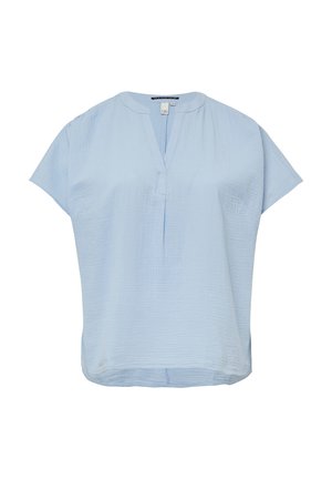 QS, Bluse - hellblau