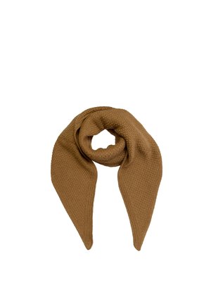 Faera, ELEGANTER DREIECKS-SCHAL UNIFARBEN WEICH UND WARM - Sjaal - beige