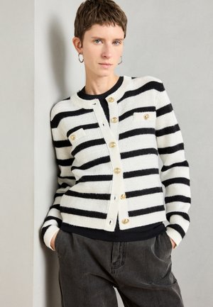 Kardigán - off white/noir