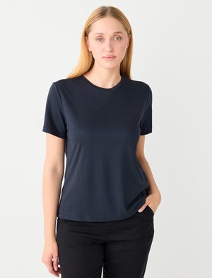 REGULAR FIT CREW NECK - T-shirt basique - black
