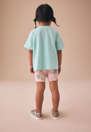 Next, REGULAR FIT - SHORT SLEEVE T-SHIRT AND CYCLE SHORTS SET  . - Shorts - blue flower