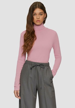 MIT ROLLKRAGEN - Longsleeve - altrosa