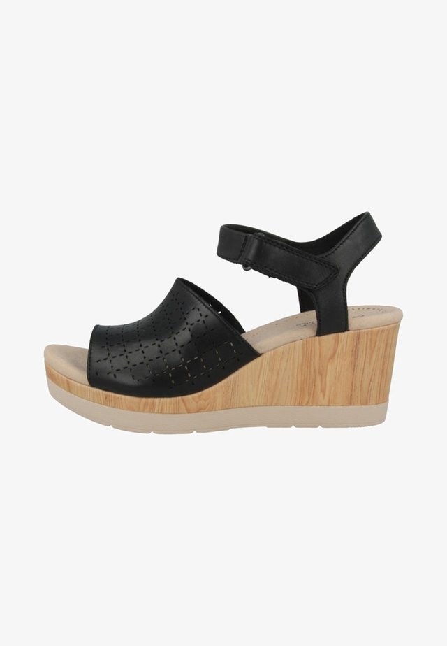CAMMY GLORY - Kilesandaler - black