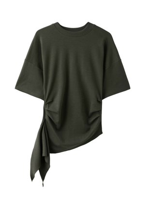 Stradivarius, - T-shirt z nadrukiem
