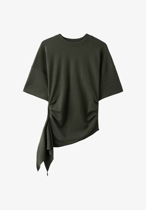 Stradivarius, - T-shirt z nadrukiem