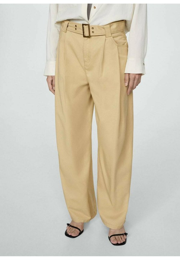 Stoffhose - beige