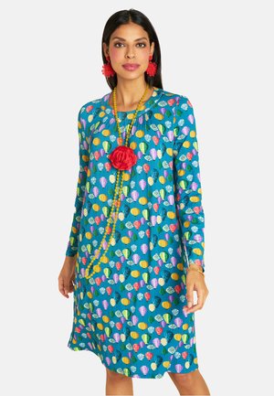 Jerseykleid - bleu petrole