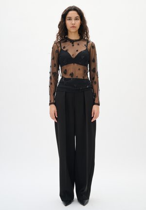 Top dugih rukava - black