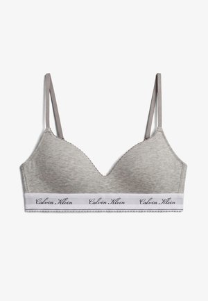 Calvin Klein Underwear, LIGHTLY LINED BRALETTE NEW SIGNATURE LOGO - Τριγωνικό σουτιέν - grey heather
