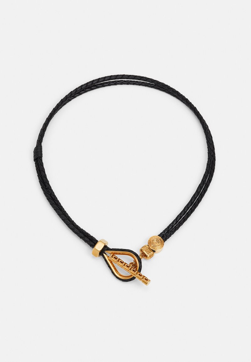 Versace NECKLACE UNISEX Collier black/goldcoloured/noir ZALANDO.FR