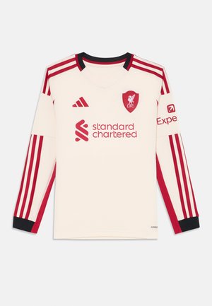 adidas Performance LIVERPOOL FC 25/26 LONG SLEEVE AWAY JERSEY KIDS - Maillot de foot - white