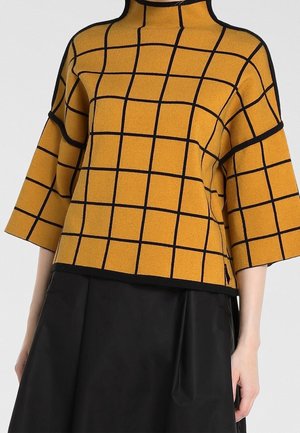 Stickad tröja - yellow