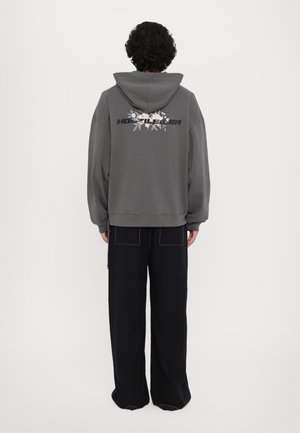 OMEN FLORA ZIP HOODIE UNISEX - Sweatjakke - grey