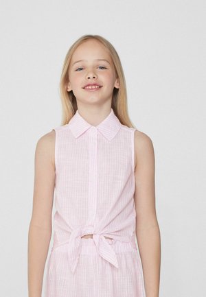Košilová halenka  - weiß  y  stampa righe bianco rosa