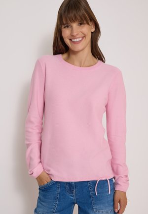 Cecil, PULLOVER MIT RUNDHALS UND STRUKTUR - T-shirt à manches longues - mellow rose