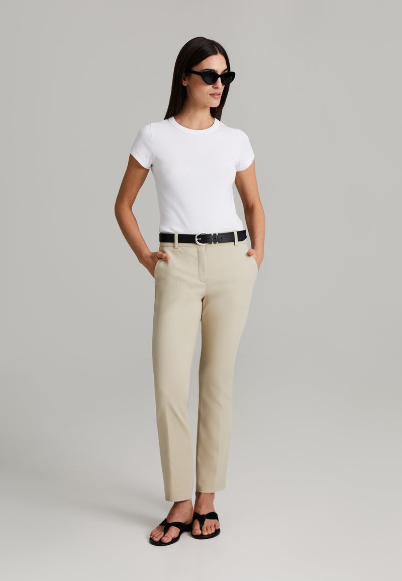 ANDIATA - RHONA - Trousers - champagne, Enlarge