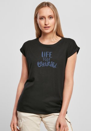 CLASSIC ROLL UP LIISBE - T-Shirt print - black
